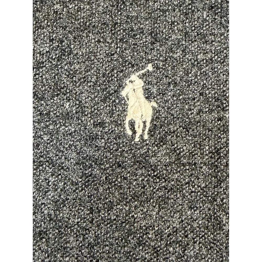 Polo Ralph Lauren Mens XXL Slim Fit Gray Heather Short Sleeve Pony Polo Shirt